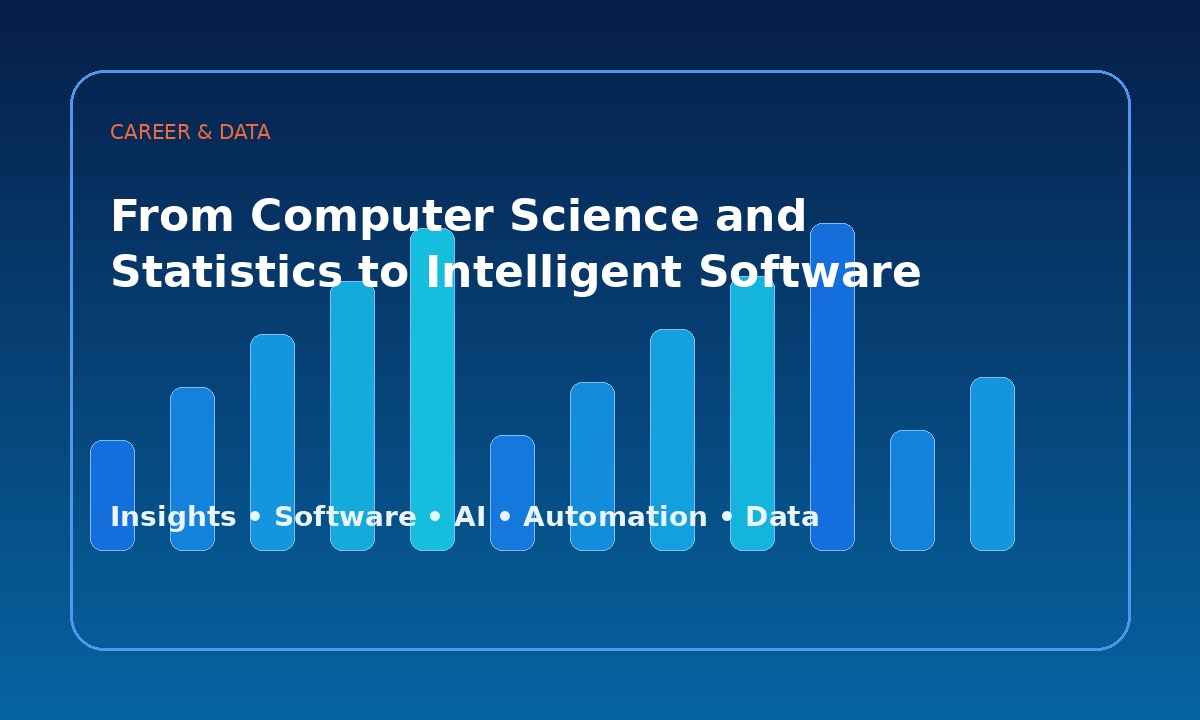 From Computer Science and Statistics to Intelligent Software